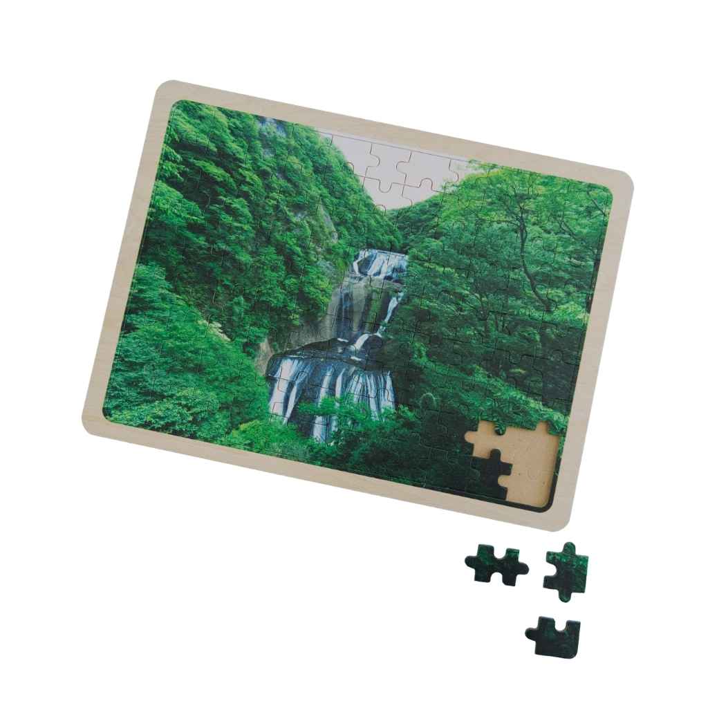 Sensory Jigsaw Puzzle🧩｜五感で味わう茨城の風景「袋田の滝」木製ジグソーパズル