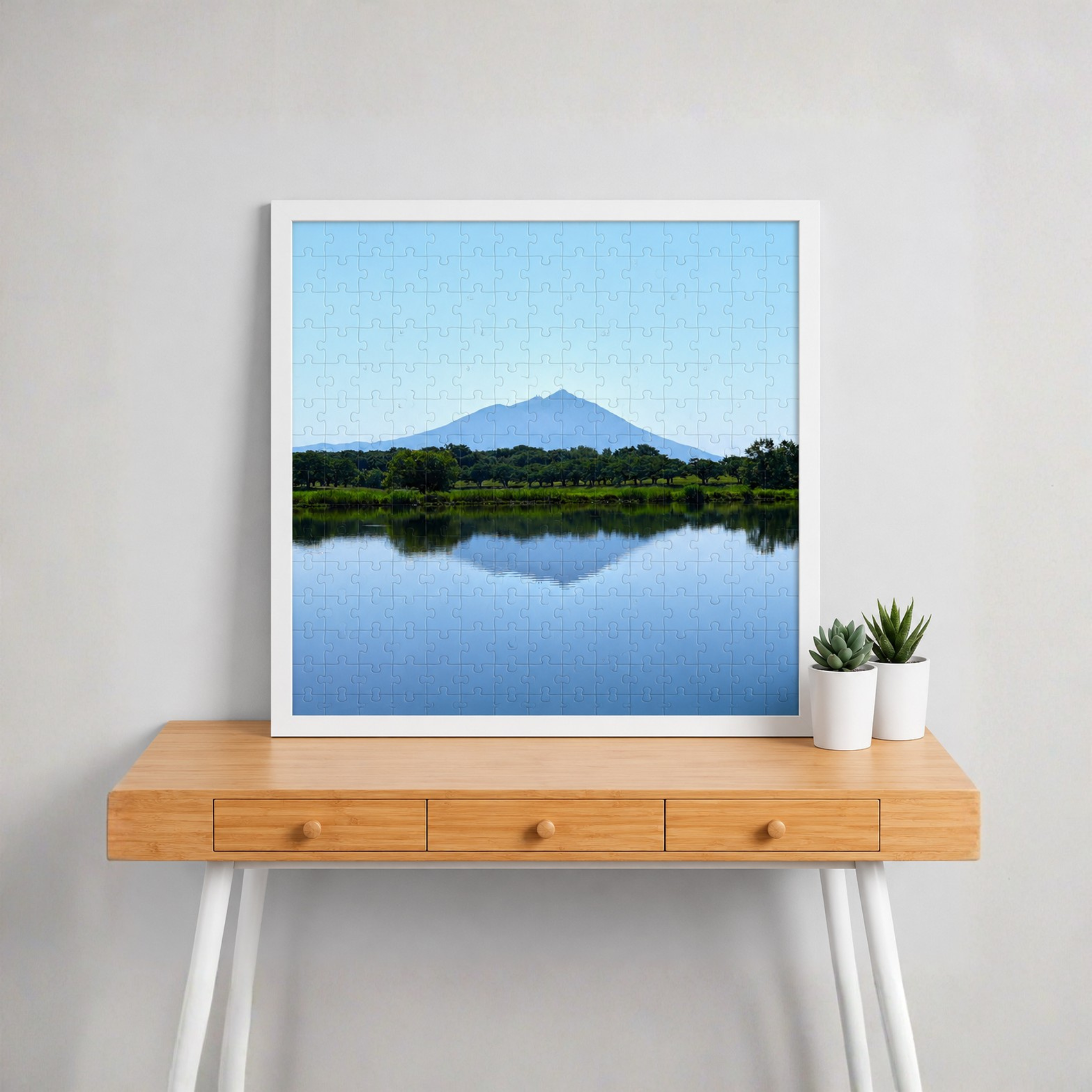 Sensory Jigsaw Puzzle🧩｜五感で味わう茨城の風景「筑波山」木製ジグソーパズル