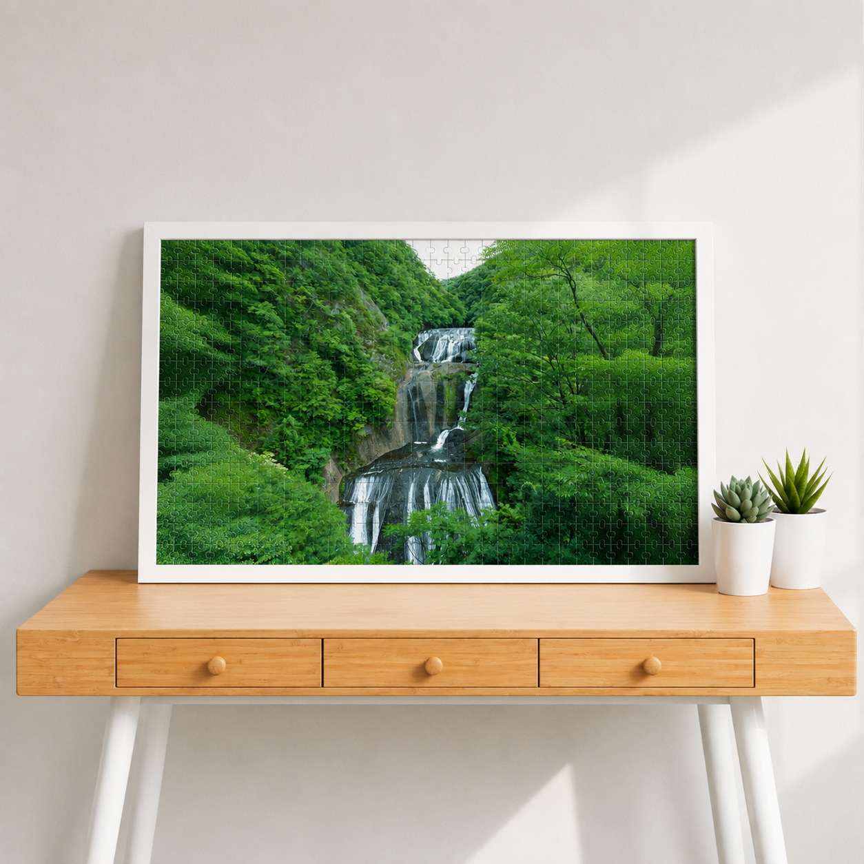 Sensory Jigsaw Puzzle🧩｜五感で味わう茨城の風景「袋田の滝」木製ジグソーパズル
